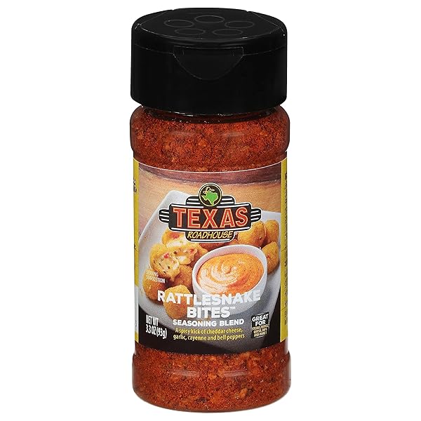 TEXAS ROADHOUSE SEASONINGS RATTLESNAKE SEASONING, 3.3 OUNCE
