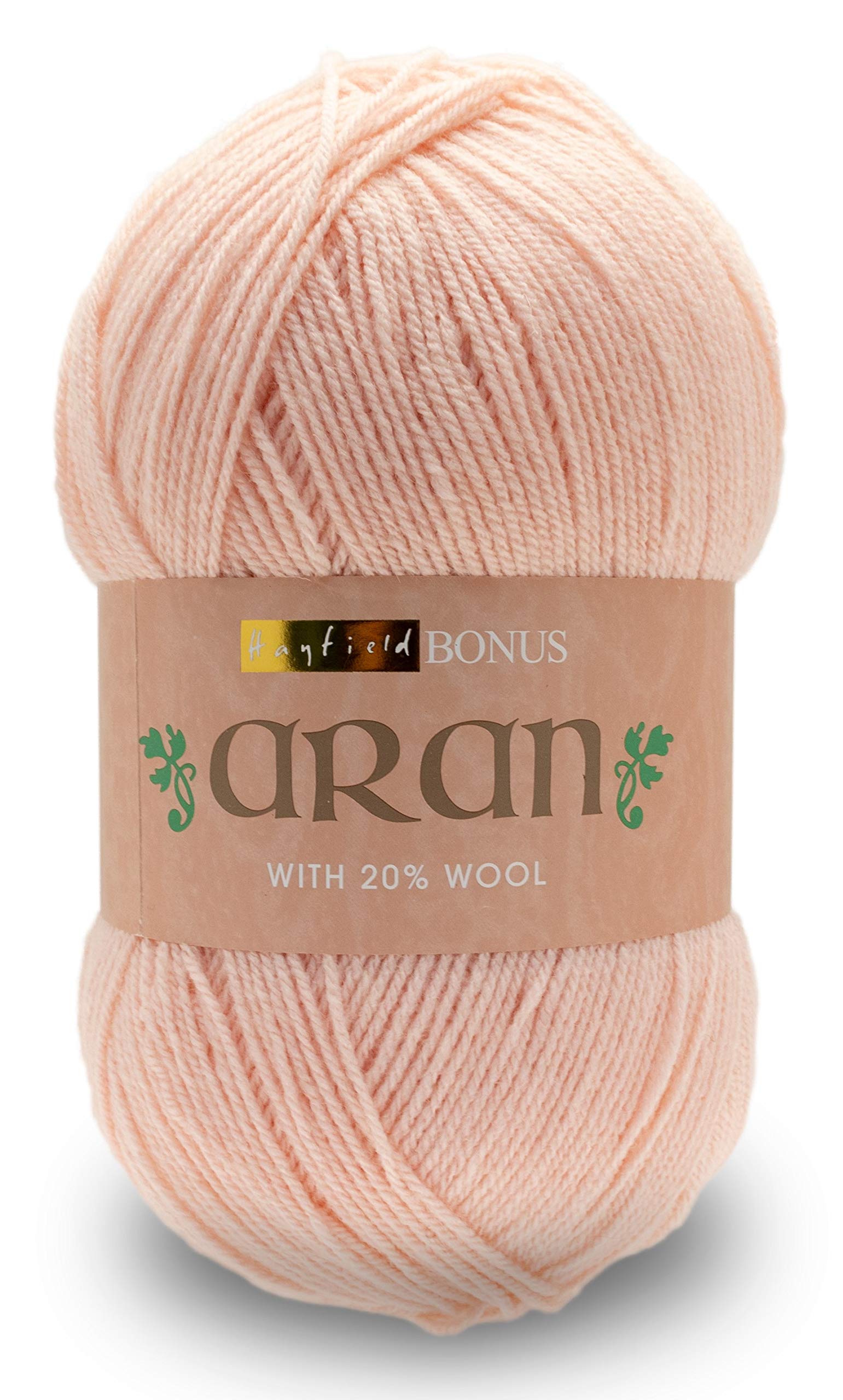 Sirdar Hayfield Bonus Aran with Wool, Pale Pink (625), 400g — image 1