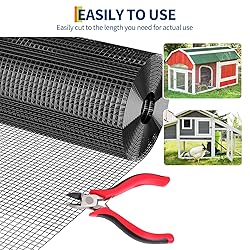 Hardware Cloth 1/2 Inch - 36in x 50ft Black