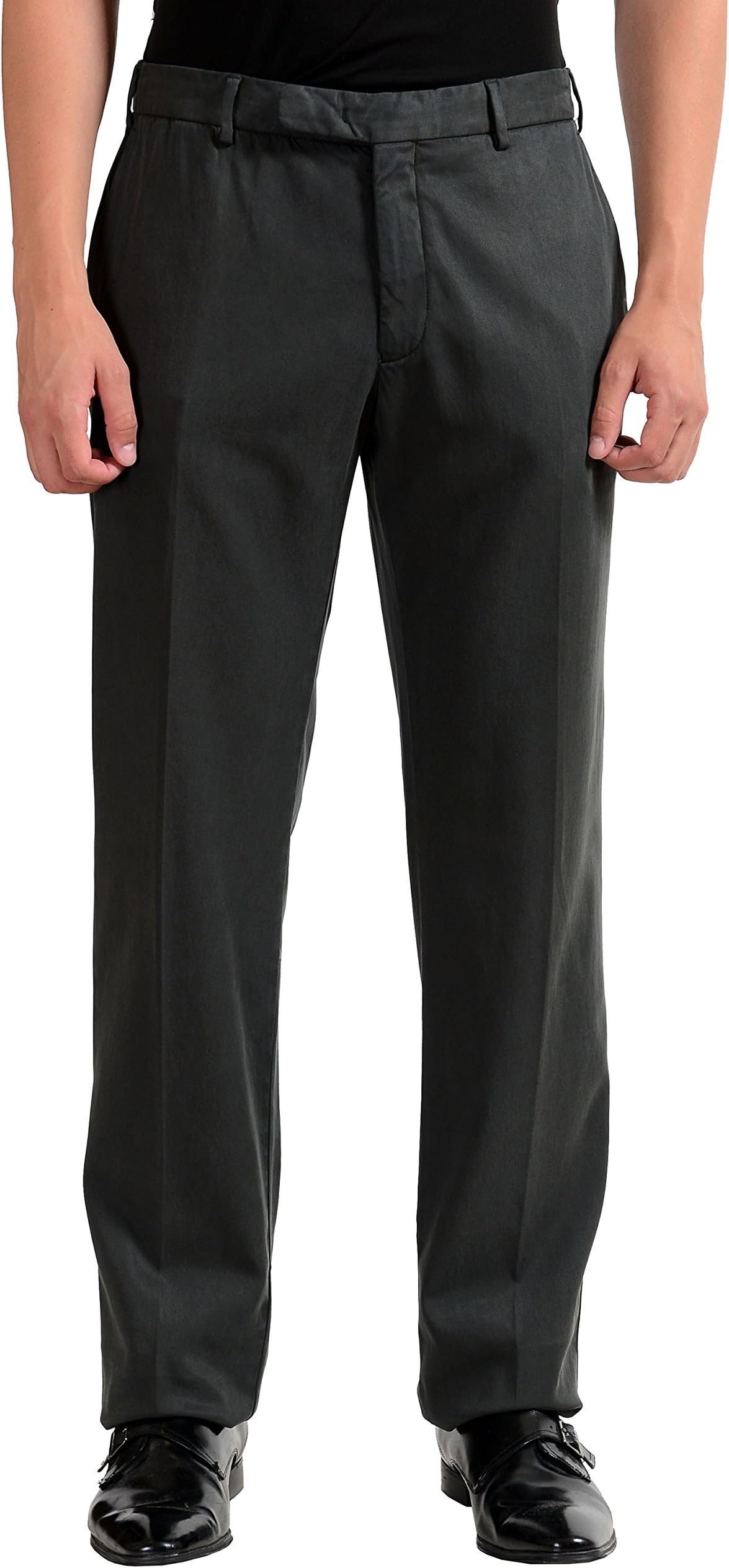 Armani Collezioni Men's Dark Gray Dress Pants US 38 IT 54
