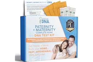 MY FOREVER DNA Home Paternity + Maternity DNA Collection Kit, 24 DNA (Genetic) Marker Test | Private & Confidential, Fast Results 1-3 Business Days