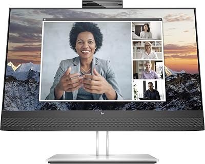 HP E24m G4 23.8" FHD IPS USB-C Webcam Conferencing Monitor 1920x1080 DP HDMI USB