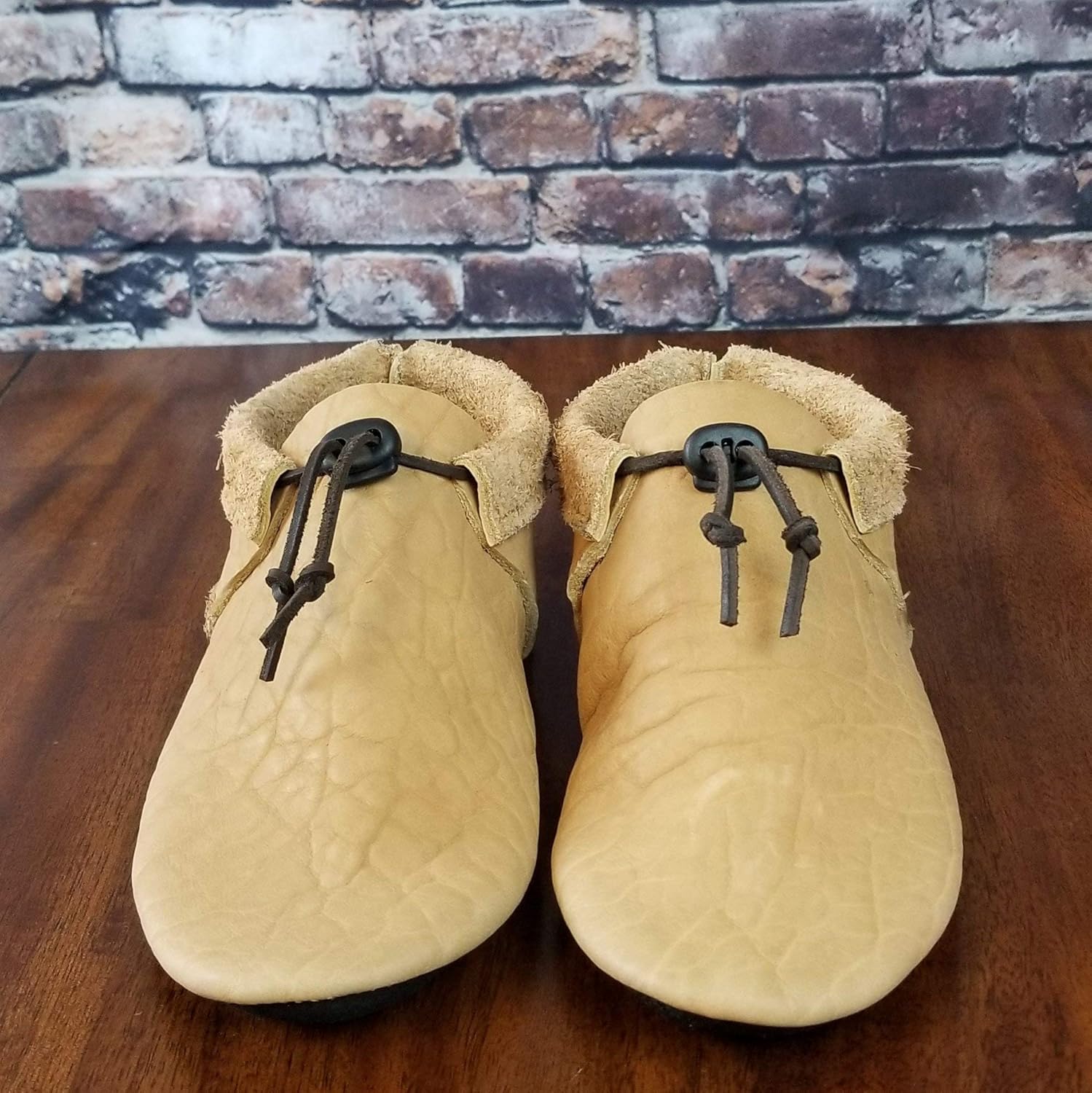 bison leather moccasins