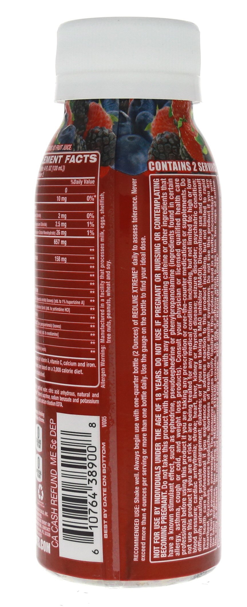 Redline Xtreme Energy Drink Triple Berry 24/ 8 oz. btls Pricepulse