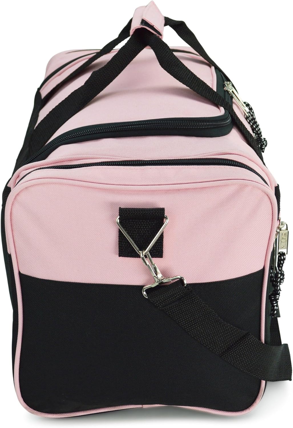  | DALIX 21" Blank Sports Duffle Bag Gym Bag Travel Duffel with Adjustable Strap in Pink | Travel Duffels