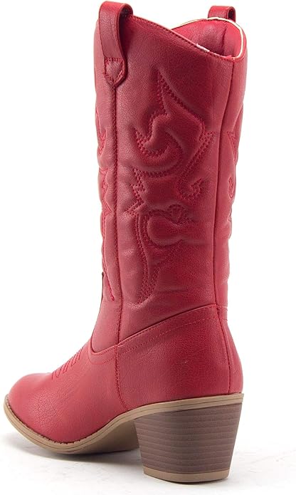 Jazam%C3%A9 Stitched Western Cowgirl Red_5 5