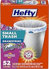 Hefty Small Trash Bags, Fabuloso Scent, 4 Gallon, 52 Count