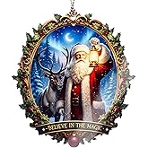 Funny Christmas santa ornaments 2025 - santa ornaments for christmas tree - christmas ornaments - nostalgic christmas decorations - old world christmas ornaments - Christmas ornament