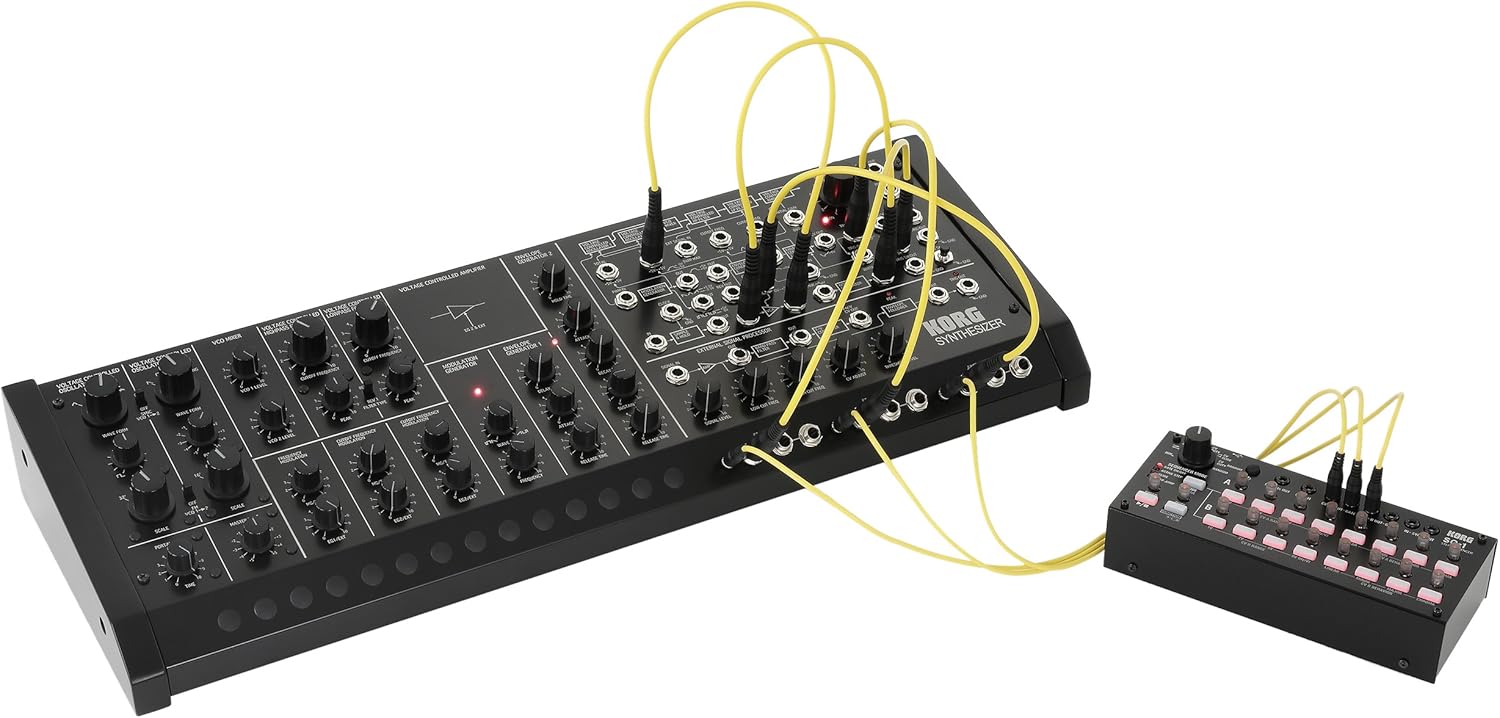 Korg Ms m Kit Sq 1 Monophoner Synthesizermodul Amazon De Musikinstrumente
