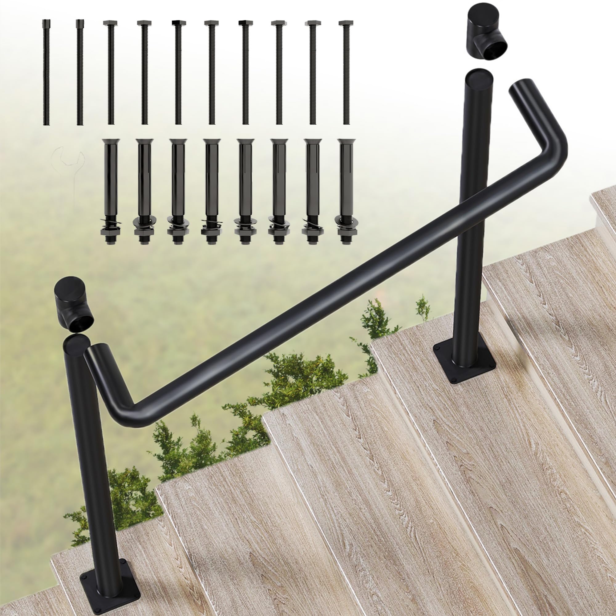 Handrails for Outdoor Steps, Outdoor Stair Railing, hand rails for ...