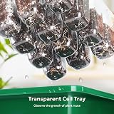 MIXC Seed Trays 10 Pack 120 Cells with Lids Reusable Germination Kit PET Plastic view 5