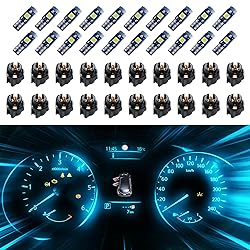 Kutyun 20Pcs T5 LED Lights for Car Dashboard, T5 37
