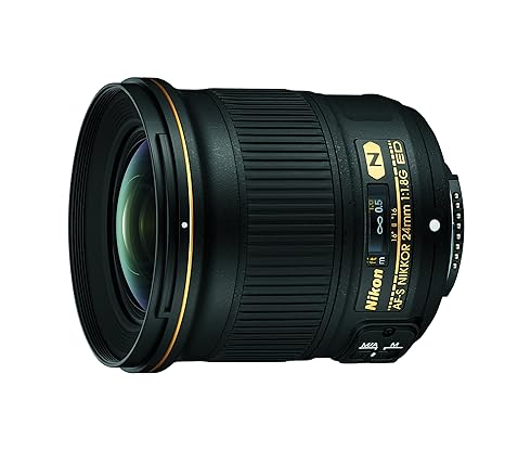 Nikon AF-S Nikkor 24mm 1:1.8G ED Objektiv (72 mm Filtergewinde) für Nikon-F-Bajonett schwarz