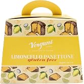 Vergani Gluten Free Limoncello Panettone, Christmas Holiday Gift Cake, 21.2 oz (600g)