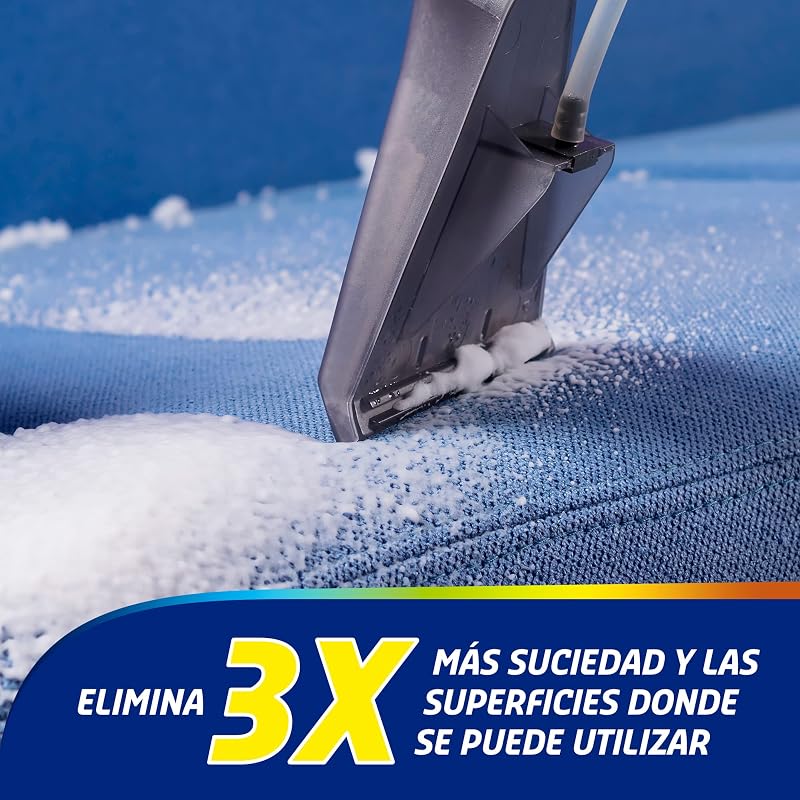 Quitamanchas para alfombras, moquetas, tapicerías y grandes superficies, formato espuma, El embalaje puede variar