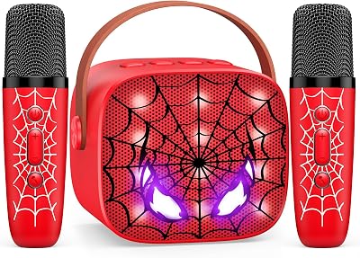 Braxel Karaoke Machine 2 Microphones Bluetooth Speaker Kids Gift Toy