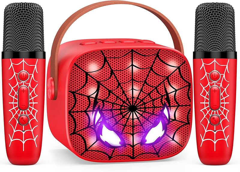 Braxel Karaoke Machine 2 Microphones Bluetooth Speaker Kids Gift Toy