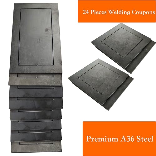 24 Pcs Welding Practice Kit - A36 Steel Coupons For MIG, TIG, Arc & More - View #6