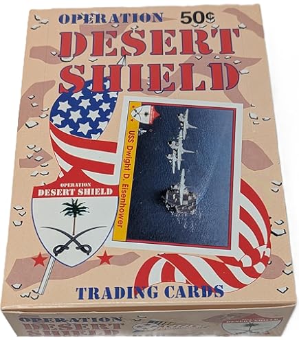 Amazon.com: Pro Set Desert Storm Trading Cards Box : Toys & Games