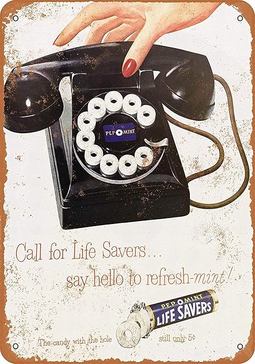 Pep O Mint Life Savers Cartel De Arte De La Pared Decoracionon