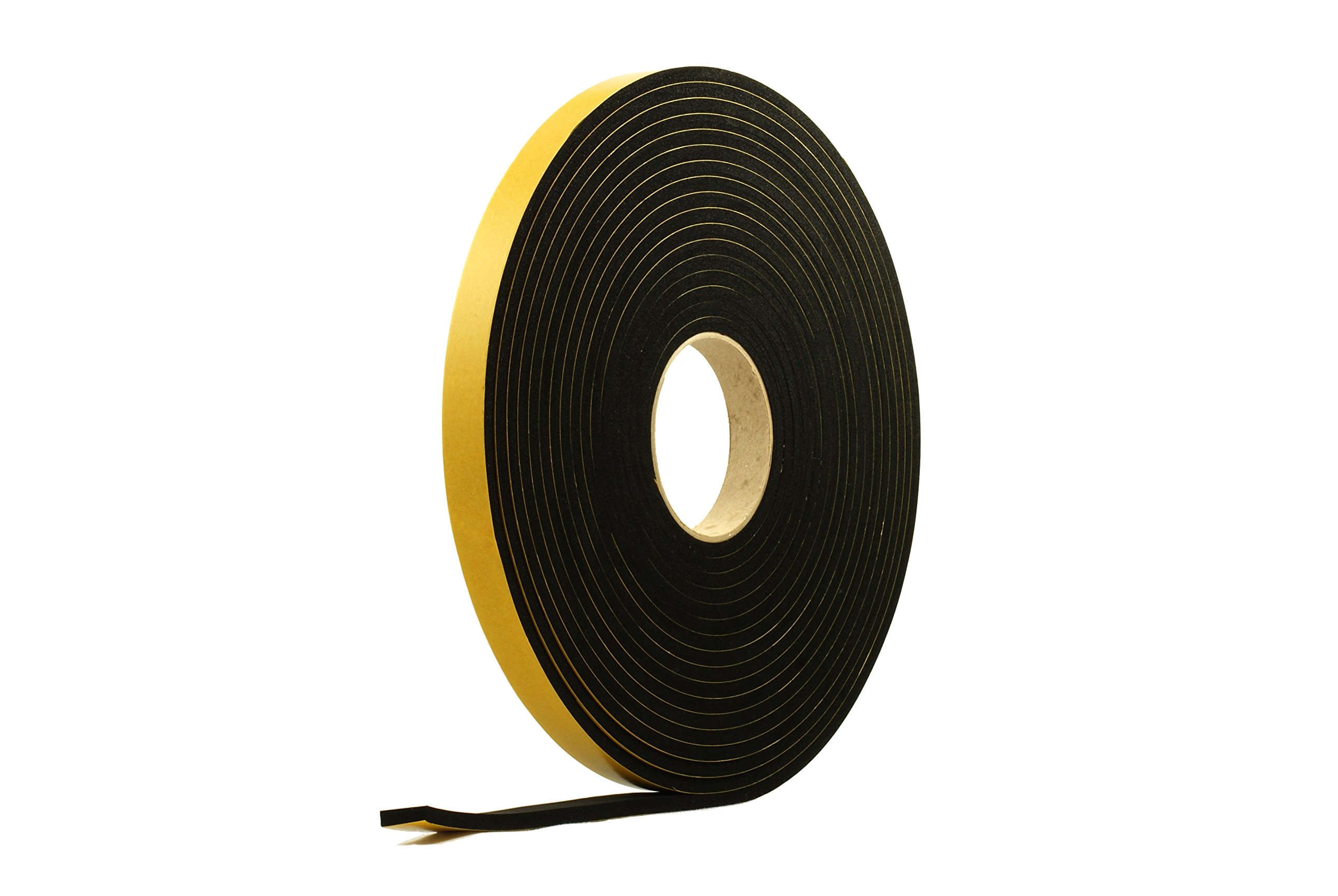 RS® Neoprene Rubber Self-Adhesive Sponge Strip 20mm Wide x 6mm Thick x 10m Long for Sealing, Weather Strip, Cushioning, Anti-Vibration, Anti-Slip, Gaskets & DIY