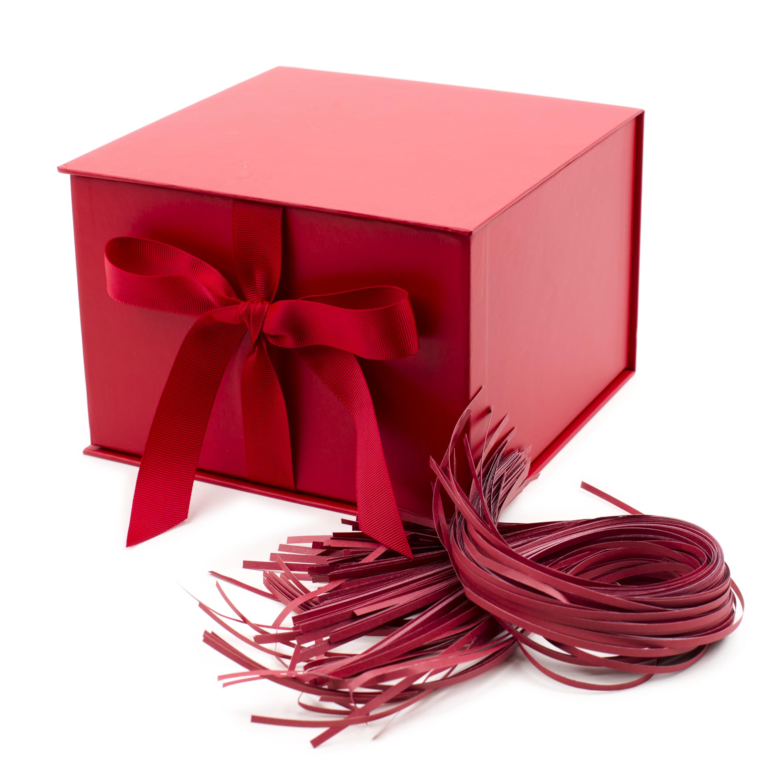 Hallmark 5EBC1117 Large Solid Color Gift Box (Red), Paper