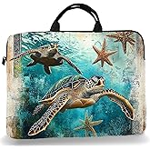 RUUHLJLET 15-Inch Laptop Sleeve – Stylish, Lightweight, Shockproof, Water-Resistant Case for Lenovo, HP, Dell, Asus Notebooks - Cute Turtle
