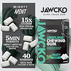 JAWCKO Ultra-tough Jawline Chewing Gum Variety