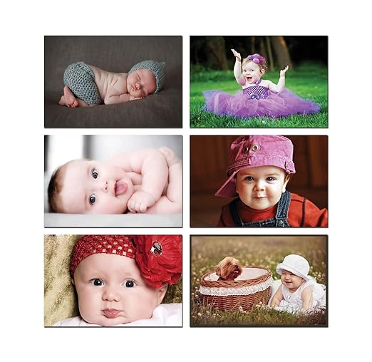 FRIENDS OFFICE AUTOMATION Baby Posters for Pregnant Women (Paper, 12 x 18 inch Each, Design : 01) - Set of 6