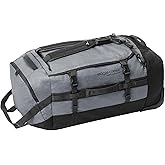 Eagle Creek Cargo Hauler Wheeled Duffel - Durable Duffel Bag for Travel - Easy Access Compartment - Deployable Backpack Straps - Lockable Zipper Opening - Charcoal - 110L