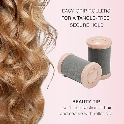 Conair Double Ceramic Hot Rollers for Long, Medium, and All Hair
