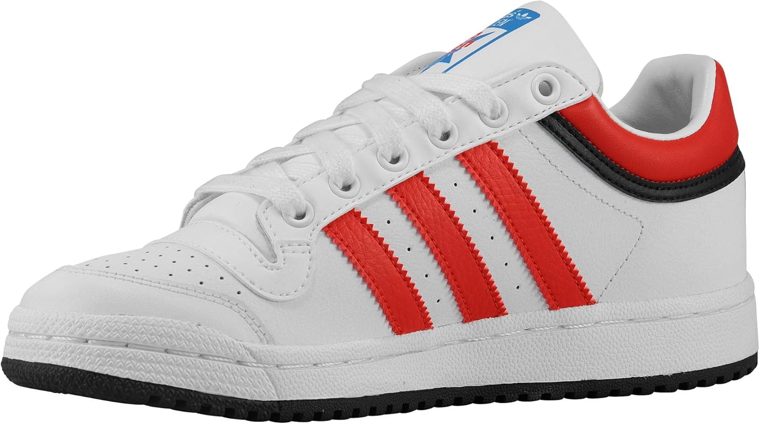 Amazon アディダスオリジナル Adidas Originals 05 5 Whiteblackscarlet オリジナル Top 服 アパレル ウェア Ten トップテン 靴 シューズ Low ローカット 男児 キッズ 小中学生用 White ホワイト Black 並行輸入品 Adidas アディダス スポーツ