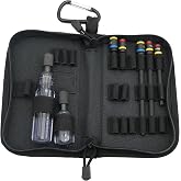 Malco CRHEXKIT2 C-RHEX Hex Drivers with 1/4 &amp; 5/16 in. and 5/16 &amp; 3/8 in. hex sizes plus two handles, Set of 7 (MSHC, MSHMLC, MSHXLC, MSHC1, MSHXLC1, CONNEXT1, CONNEXT2)