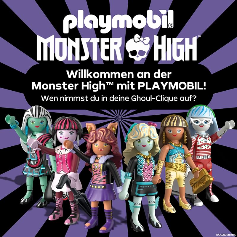 | Monster High™ | Abbey bei den Spinden | Schulflur‑Szene mit Abbey Bominable, Nightmare, Glow‑Buch & Spinden | Für Fans ab 5 Jahren | 72146 — Foto 5 von 5