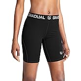G Gradual Women's Spandex Compression Volleyball Shorts 3" /7" Workout Pro Shorts for Women