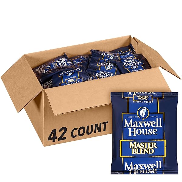 MAXWELL HOUSE MASTER BLEND MEDIUM ROAST GROUND COFFEE...