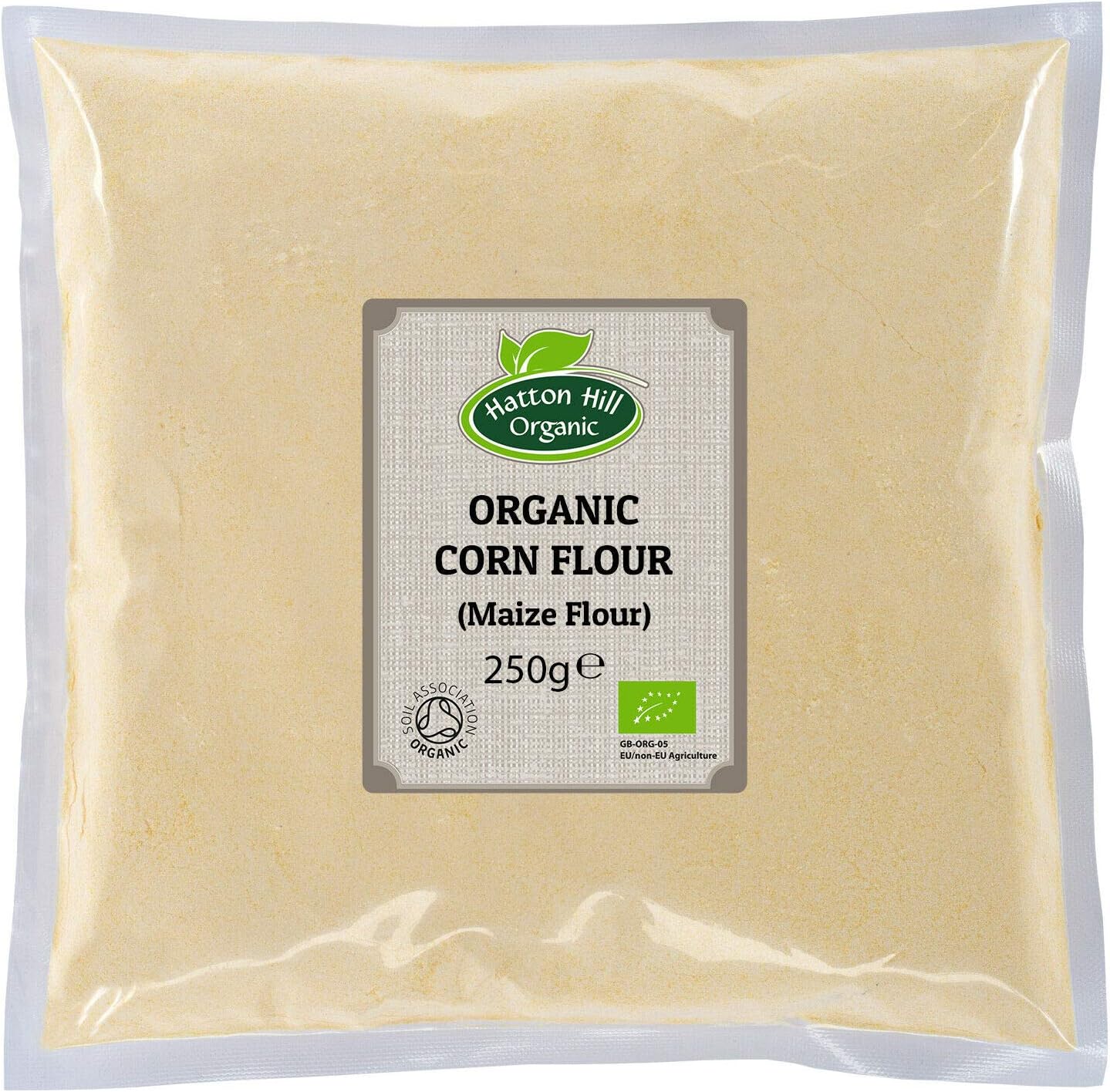 Organic Corn Flour (Maize) 250g by Hatton Hill Organic Free UK