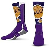 For Bare Feet NBA Unisex Kids Nba Logo Zoom Mesh Primary Crew Sock Youth