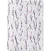 coedoaes Lavender Fleece Blanket - 50x60in Purple Flower Floral Nature Throw Blankets,Soft Cozy Lightweight, Ideal for Living Room Home Decor and Kids Women Girls Spring Gifts