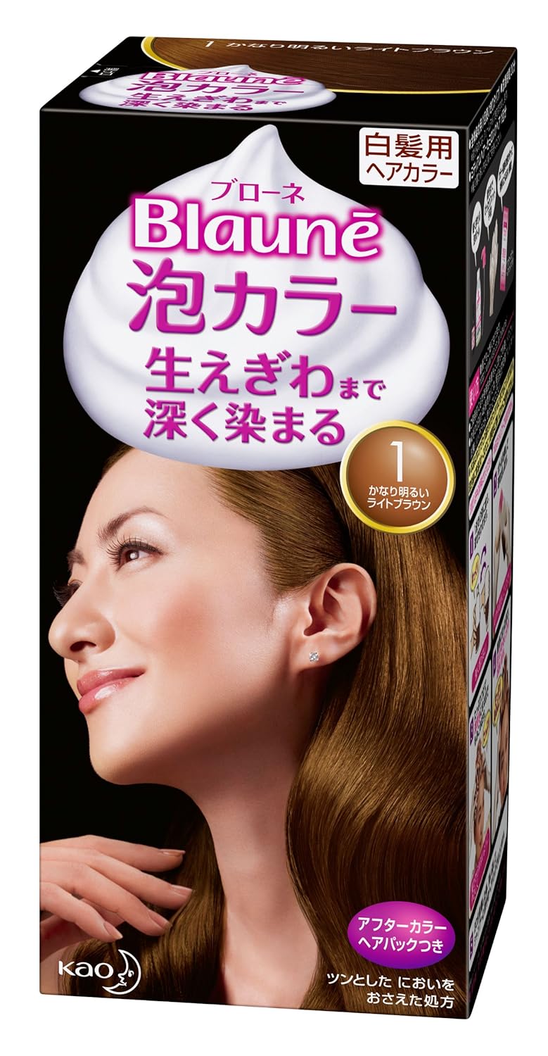 ブローネ 泡カラー 1 かなり明るいライトブラウン B0096hxnji Foodcontact Dss Go Th