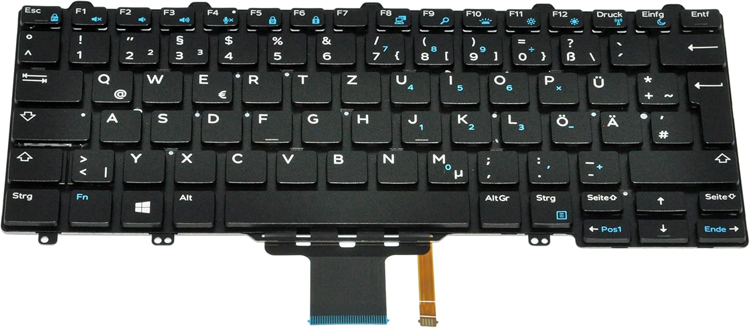 Dell Latitude E7270 German Keyboard 769g9 Amazon Co Uk Electronics