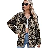 aromm Women's Oversized Mid Long Denim Jacket Long Sleeve Outfits