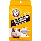 Arm & Hammer for Pets Super Absorbent Cage Liners for Guinea Pigs, Hamsters, Rabbits - Best Cage Liners for Small Animals, 7