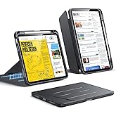 ESR for iPad A16 Case, iPad 11th/10th Generation Case (2025/2022), Vertical Stand Cover, Multi Stand Angles, Ultra-Stable Cover with Pencil Holder, Flip Series, Black | (2025/2022), Multi Stand Angles, Ultra-Stable Cover, with Pencil Holder, Black