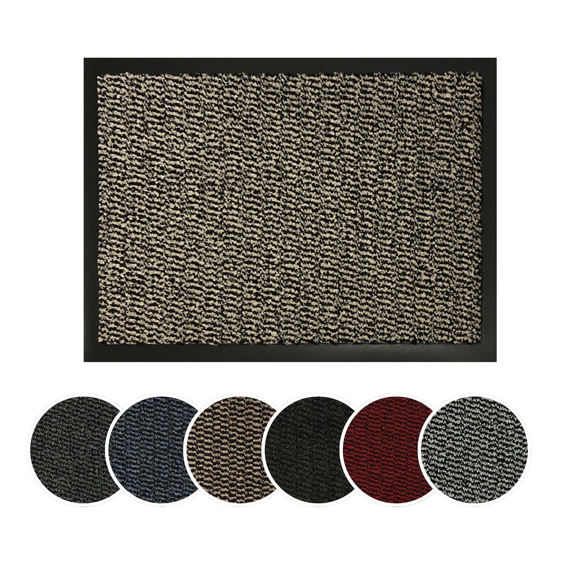 Serdim Rugs Washable Door mats Indoor & Outdoor - Non Slip Heavy Duty Door mat - Kitchen mat - Absorbent doormats - Floor mats