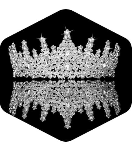 Amazon.com: Tiara for Women, Crystal Queen Crowns  display picture 3