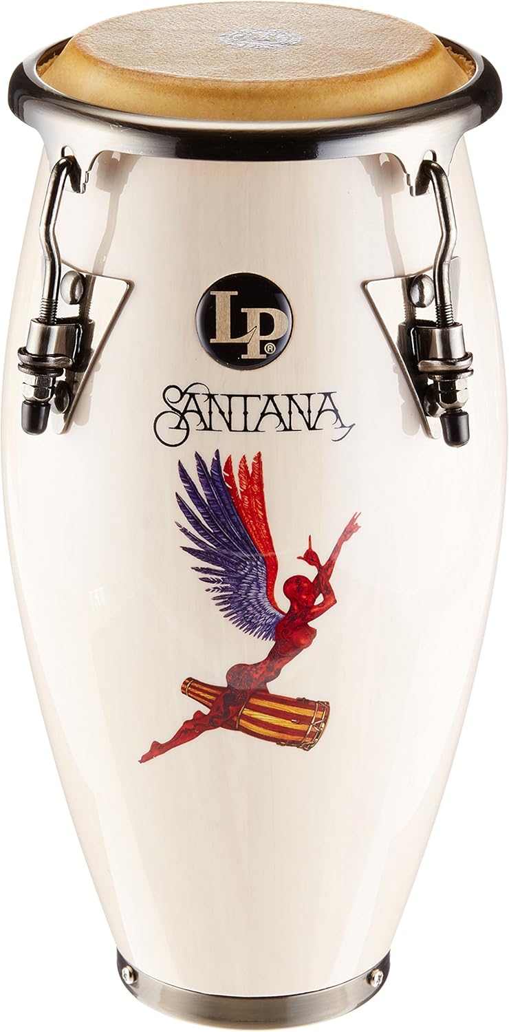 Latin Percussion Santana Mini Conga White Congas Drums & Percussion