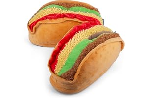 Coddies Taco Slippers | Unisex Funny Slippers, Novelty Comfortable Pantuflas, Christmas Gift | Men, Women & Kids