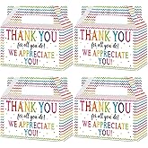 12 Pcs We Appreciate You Paper Favor Boxes Thank U for All You Do Treat Goodie Candy Boxes Be Thankful to Employee Teacher Staff Thanksgiving Cngratulations Graduate Party Decor Supplies Favors