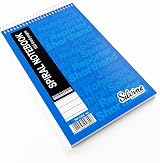 Silvine 8x5 Inch Reporter's Spiral Notebook 160 Pages Pack of 12 Blue view 5